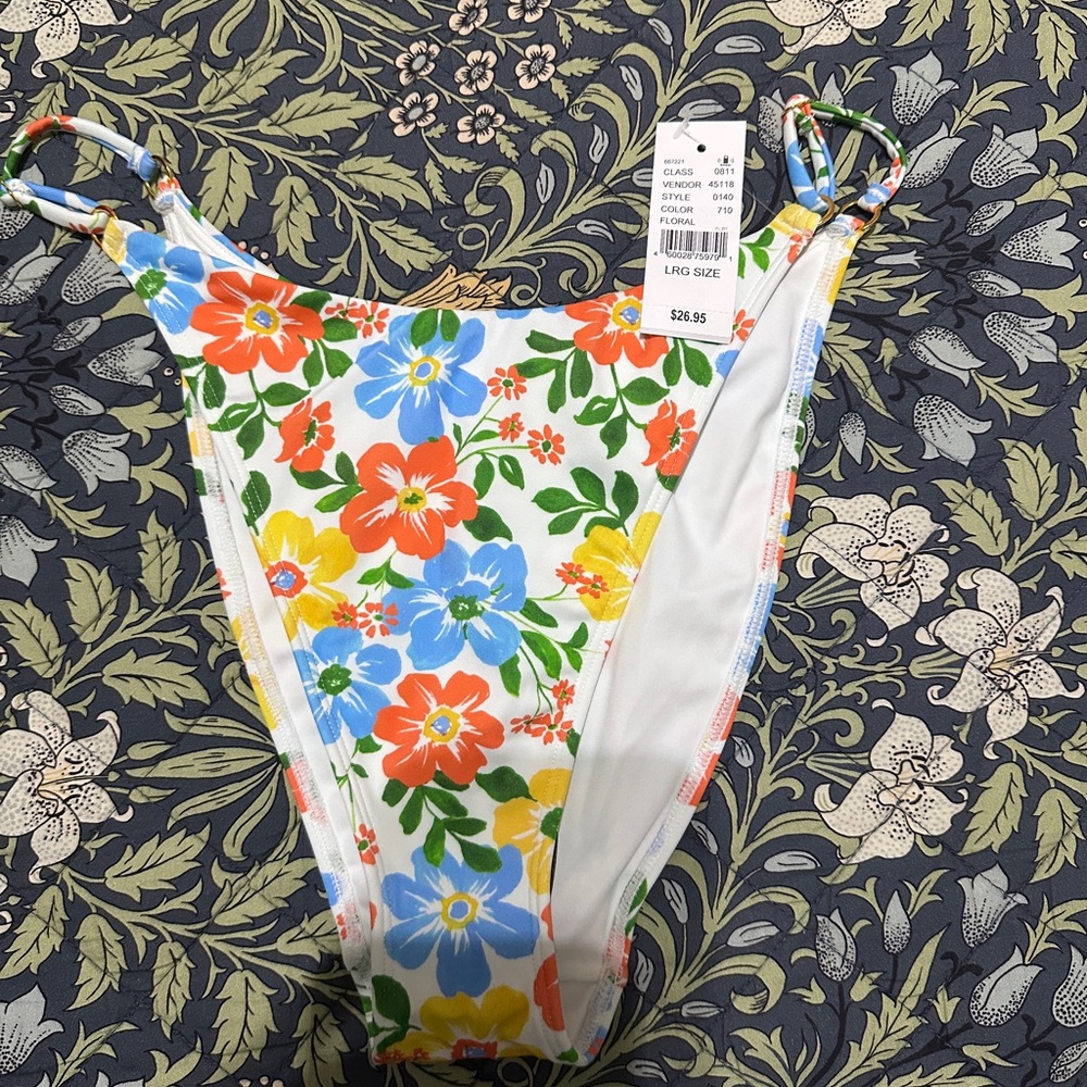 Floral Bikini Bottom